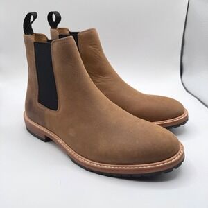 Nisolo Marco Everyday Chelsea Boot Tobacco Leather Men's 8.5 New in Box